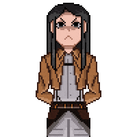 Attack On Titan Pixel Sticker