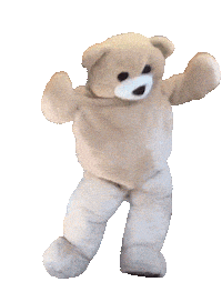 Happy Teddy Bear Sticker by Projekt-AI