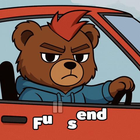 Car Bear GIF by TOY