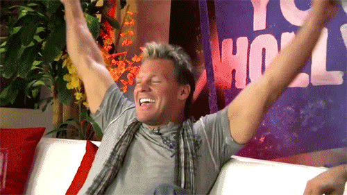 sometimes i ask myself why chris jericho GIF