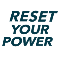 Power Reset Sticker by Senoko Energy