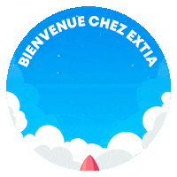 Space Rocket Sticker by Extia_conseil