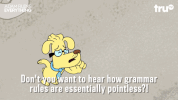 adam ruins everything grammar GIF by truTV