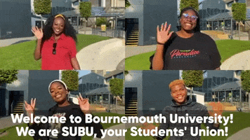 Greeting Students Union GIF by Bournemouth University