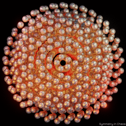 symmetryinchaos abstract #pattern #3d #blender #art GIF