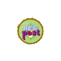 zoeoe new sticker text blue Sticker