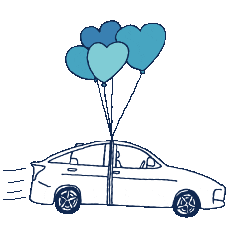 Car Flying Sticker by Carvana