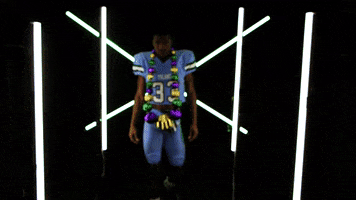 College Sports Football GIF by GreenWave
