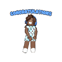 Congrats Congratulations Sticker by Afro Unicorn
