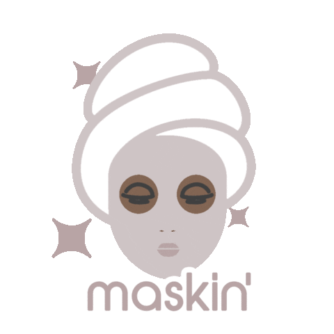 kanti giphyupload skincare mask self care Sticker