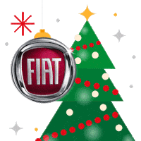 fiatwishes christmasfiat Sticker by FIAT