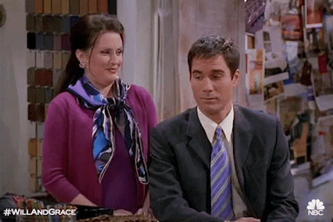 eric mccormack lol GIF by Will & Grace