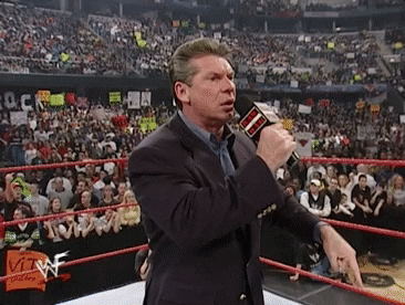 vince mcmahon wrestling GIF by WWE