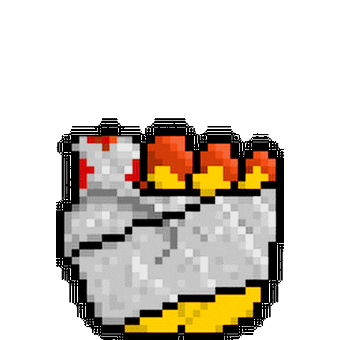 Grow 8 Bit Sticker by Deadstream