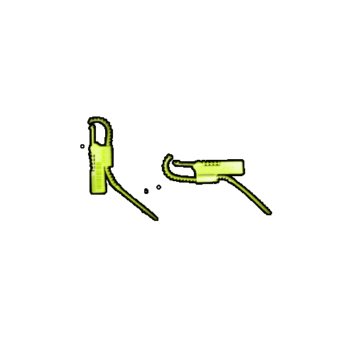 Gradient Lock Sticker by Larkins