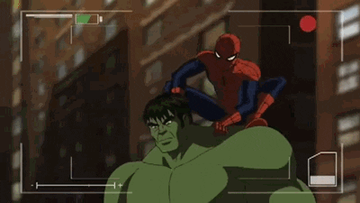 spider man hulk GIF