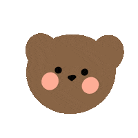 Flower Bear Sticker