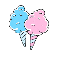 Swipe Up Cotton Candy Sticker by DR Style