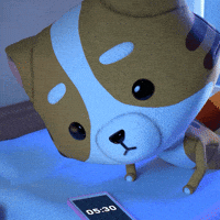 Nervous Good Night GIF by The Plooshies