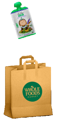 LittleInca baby shopping organic shopping bag Sticker