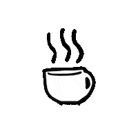 Coffee Cup Sticker by Trouble Andrew