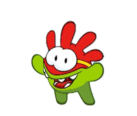 Happy Super Hero Sticker by Om Nom
