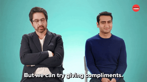 Kumail Nanjiani Compliment GIF by BuzzFeed