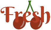 Fresh Fruit Sticker