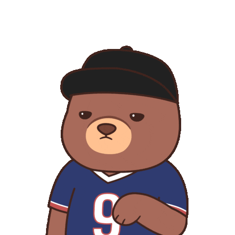 Super Bowl Football Sticker by BEARISH