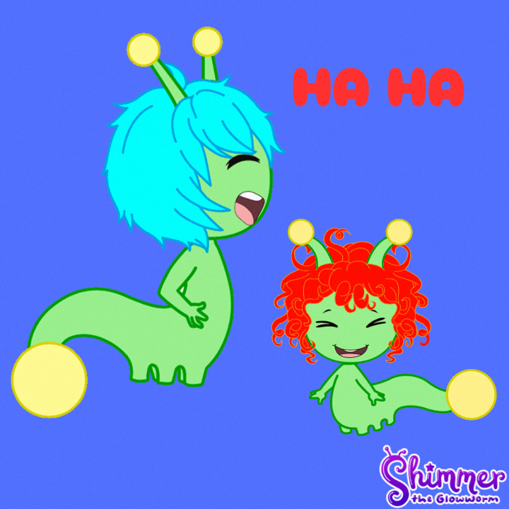Ha Ha Lol GIF by ShimmertheGlowworm