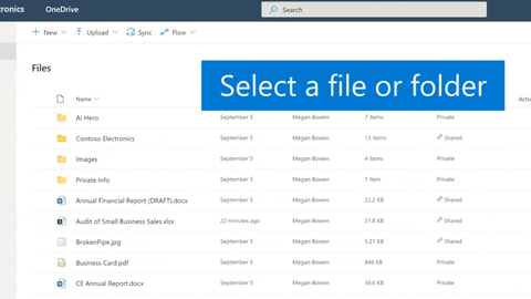 thetootall giphyupload files folders onedrive GIF