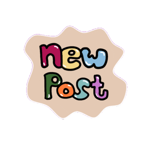 New Post Upload Sticker
