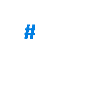 Hashtag Sticker by KWF