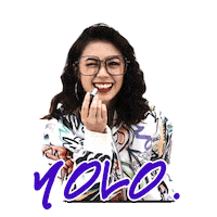 Girl Yolo Sticker by noseon