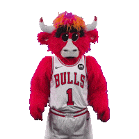 Benny The Bull No Sticker by Chicago Bulls