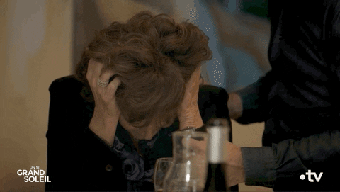 Sad Cry GIF by Un si grand soleil