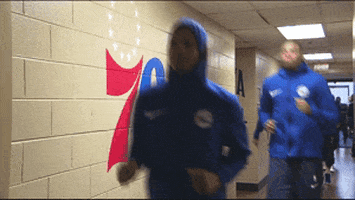 Here They Come Nba Playoffs GIF by NBA