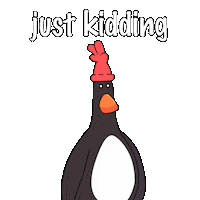 Just Kidding Lol Sticker by Feathers