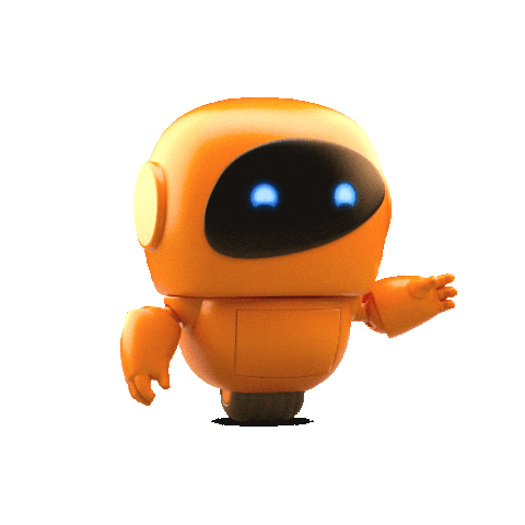 robot look Sticker by Amigo