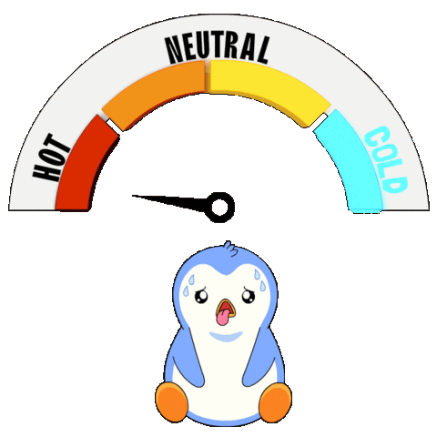 Sweating Hot Summer Sticker by Pudgy Penguins