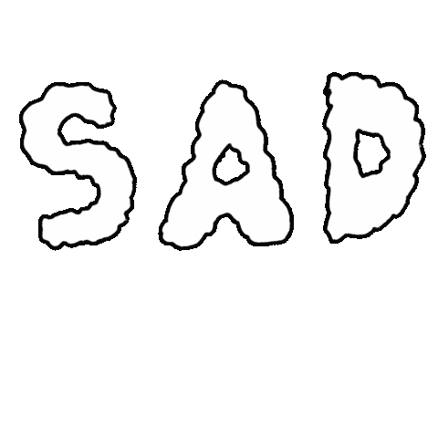 Sad Mood Sticker