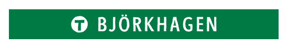 hammarbyfotboll station hammarby bajen tunnelbana Sticker