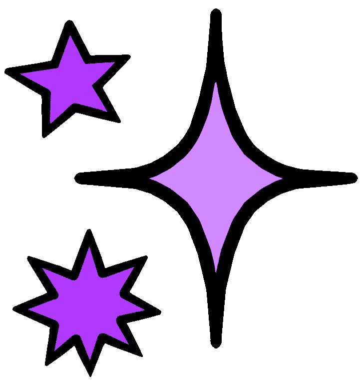 Stars Twinkling Sticker by Bianca Beers