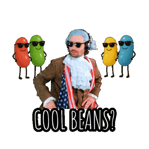 Bean Thumbs Up Sticker