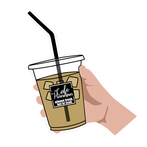 Iced Coffee Sticker