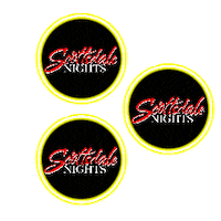 Neon Circle Sticker by Scottsdale Nights