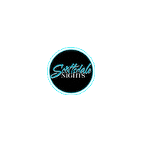 Circle Round Sticker by Scottsdale Nights