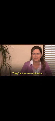 tarcz4 the office pam the same theyre the same picture GIF