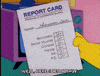 Season 4 Report Card GIF by The Simpsons
