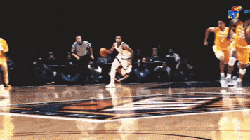 Kansas Basketball Jayhawks GIF by Kansas Athletics